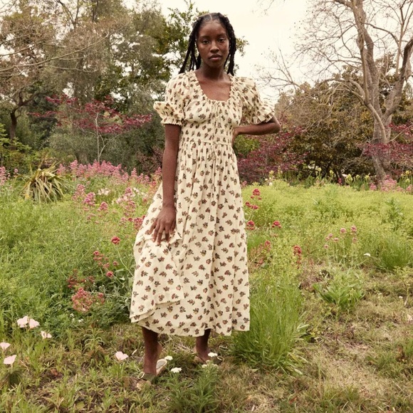 Doen Dresses & Skirts - Doen Ischia Dress in Solstice Canyon Blossoms